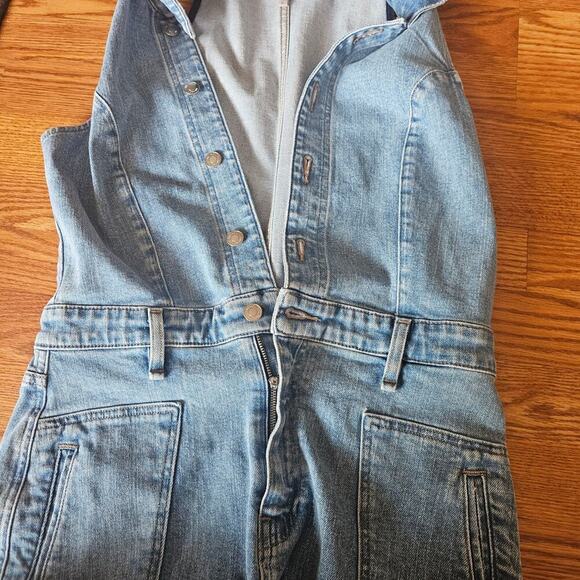Hudson Halter Utility Denim Dress Size Large - Picture 4 of 9